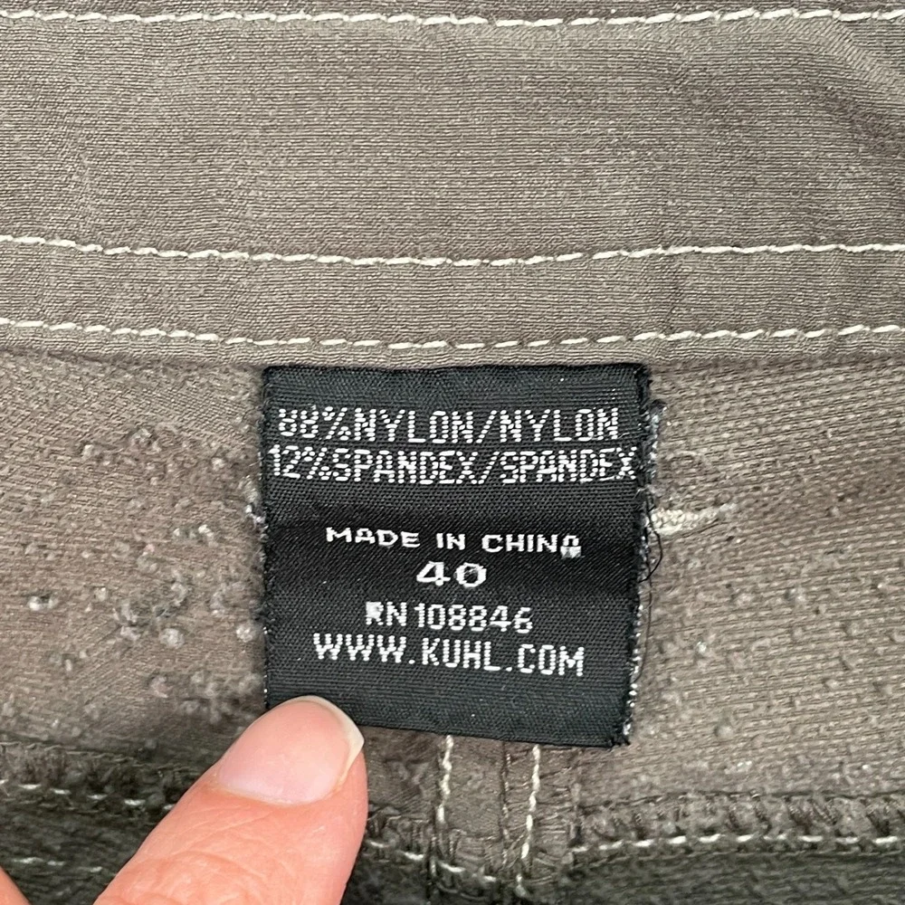 Kuhl Cargo Shorts Men's‎ Size 40 (Fits 42) Brown *Read Flaws* 13
